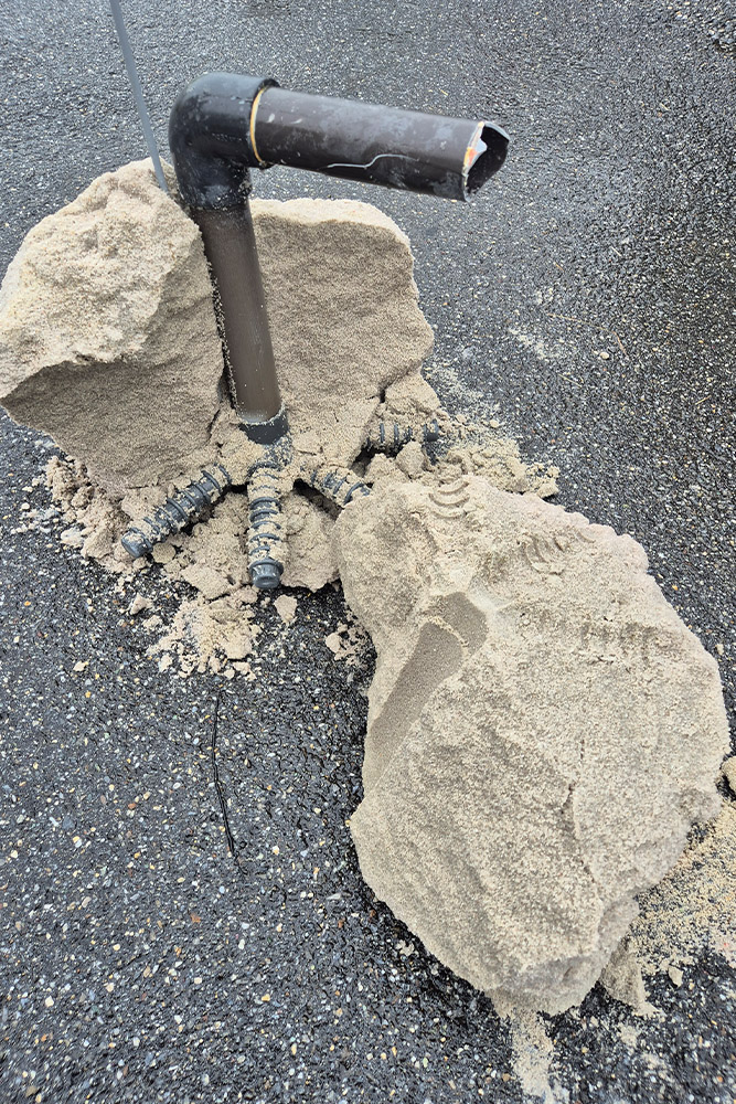 Alter Filter Schwimmbad Pool Altes Filtermedium Ruegg Schwimmbaeder 2